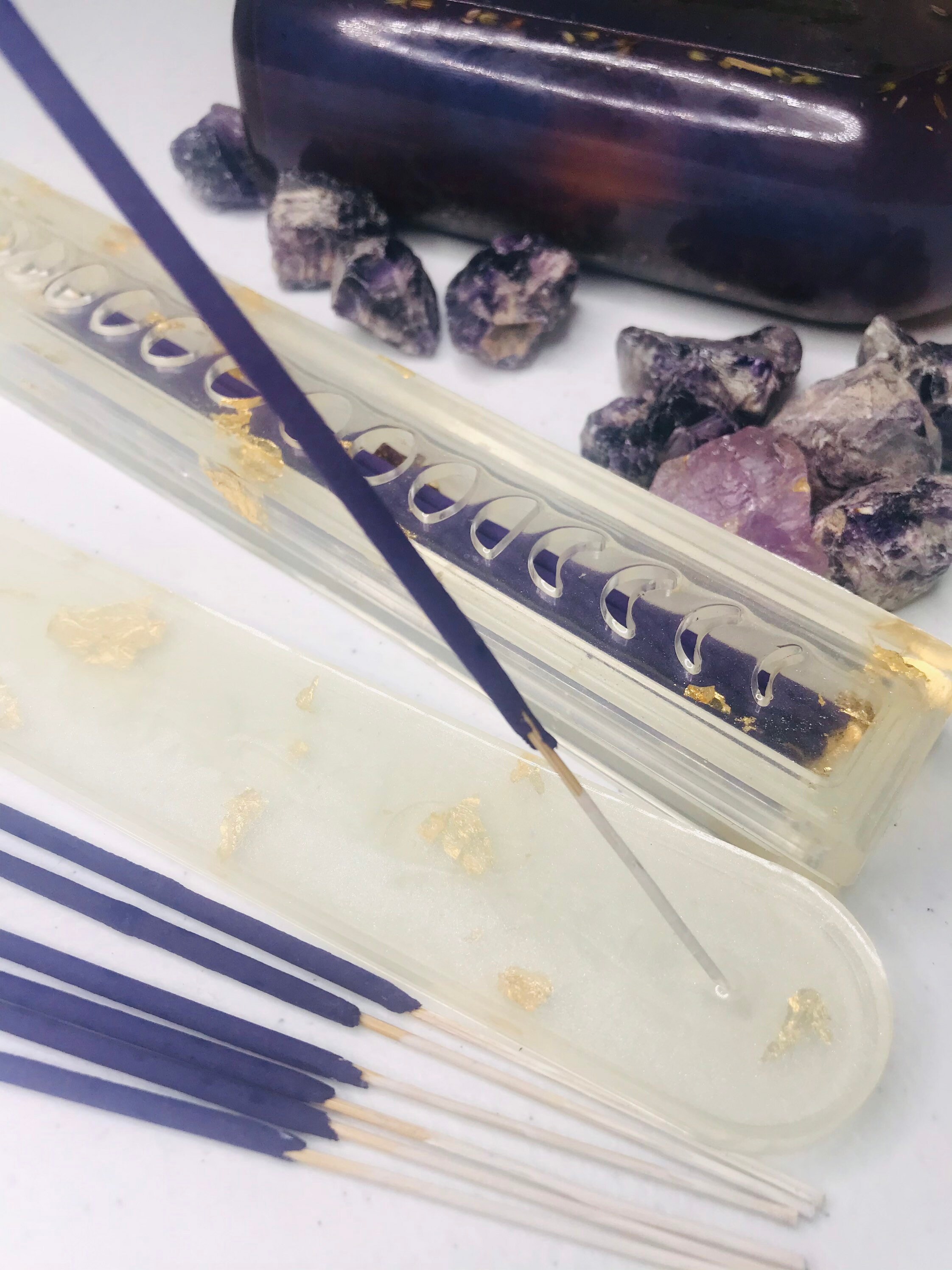 Handmade Resin Incense Burner Incense Stick Holder Etsy