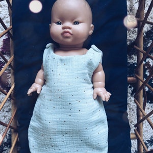 Sleeping bag pattern for baby dolls from 30cm to 34cm