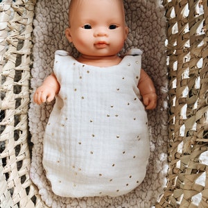 Sleeping bag for Paola Reina Miniland's type doll (22cm/20cm)