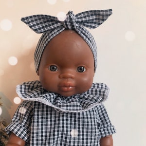 Combinaison En Peluche Pour Poupée 30-45 Cm – Kaki, Doux Et Facile à Enfiler