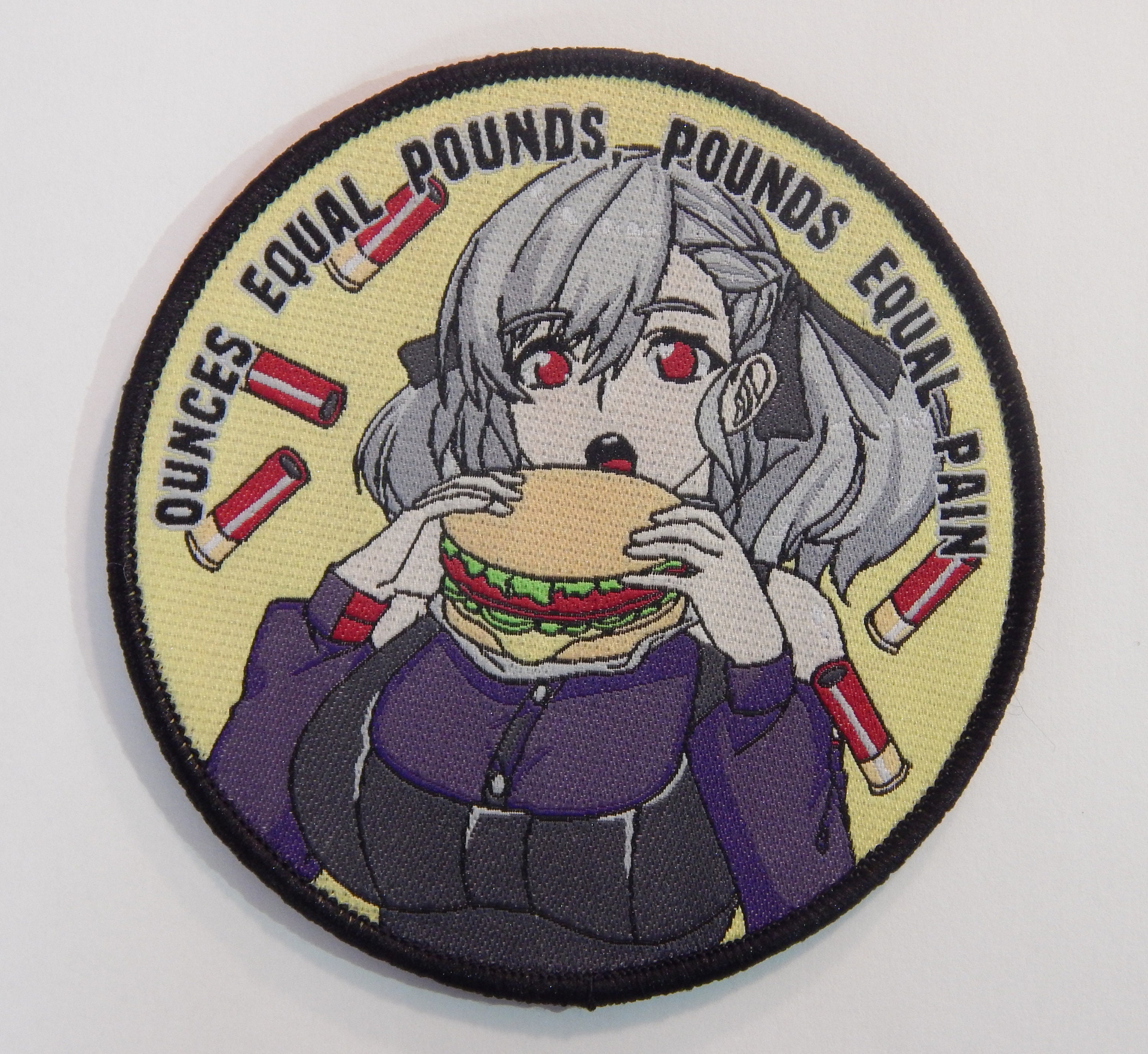 Ahegao Face Meme Anime Sexy O Face 2x3 Removable Morale Patch With