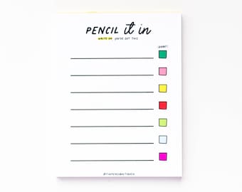 Motivational To Do List Notepad: Colorful Planner (4x5.5)