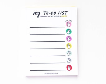 Daily To-Do List Notepad: Motivational Stationery (4x5.5", 50 Pages)