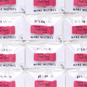 Jolies gommes à effacer. Remplisseurs de sac de butin. Fournitures scolaires. Cadeau de motivation pour les étudiants de l'enseignant. Cadeaux étudiants pour enfants. Retour à l'école.