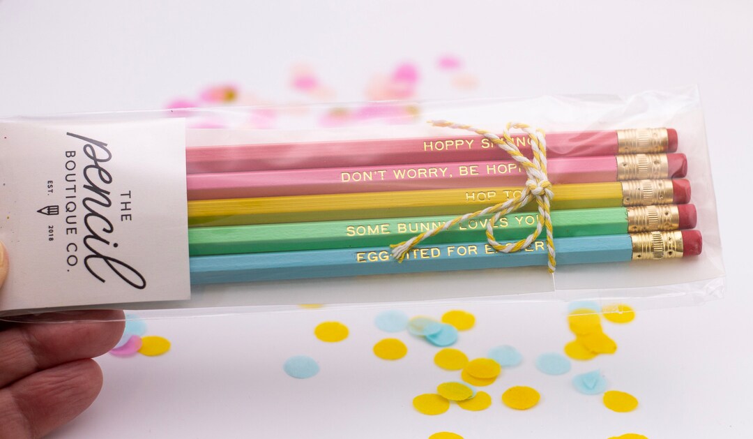 Hop into Creativity with Easter Kids Pencils featuring Egg Erasers