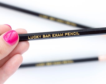 Lucky Bar Exam Pencil Set - Gift for Law Student