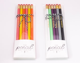 Crossword Pencils: Gold Imprint, Set of 6