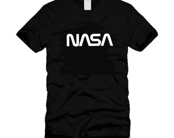 NASA Classic Logo Black T-Shirt - Unisex Cotton Tee