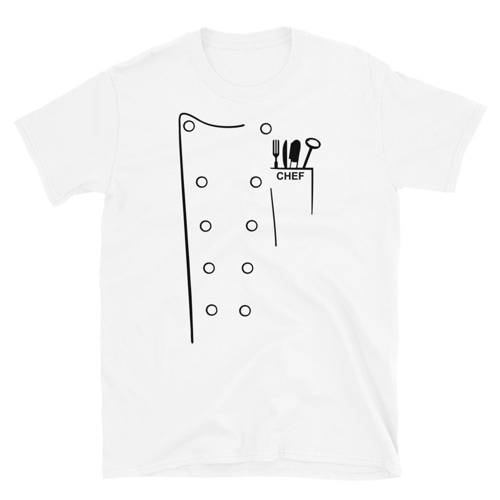Chefs Coat Tshirt Funny Chef Uniform Jacket Shirtculinary Etsy