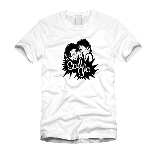 SOUL GLO - Funny Retro 80's Movie Coming To America Parody Cool White T-Shirt