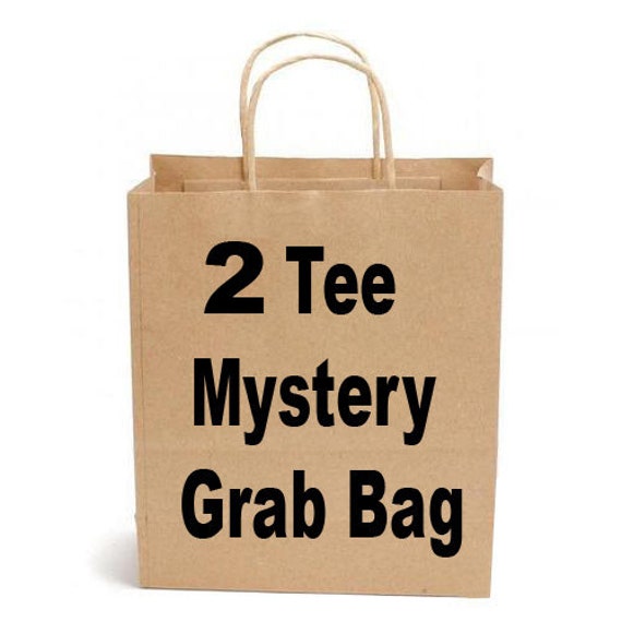 2 Tee Mystrey Grab Bag Graphic Tee Gift Rude Cool Funny | Etsy