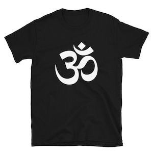Yoga OM AUM Sign Symbol Buddhist Zen YOGA  Hindu Jainism- Cool Relaxing Short-Sleeve Unisex T-Shirt