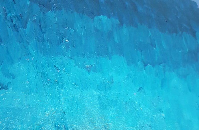 Crystalline Shores abstract painting ocean painting sea painting waves painting
