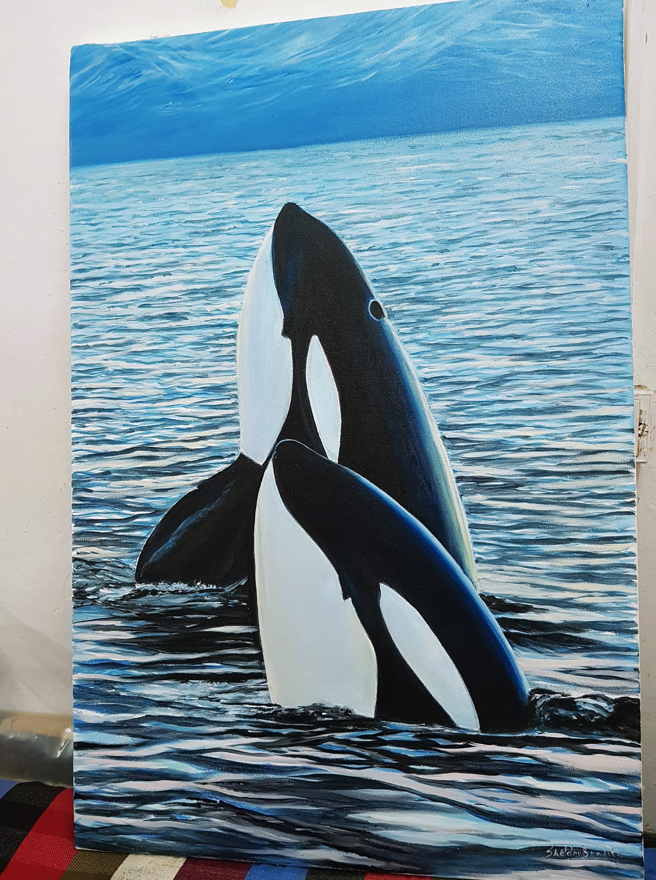 PRINT Of My Original Oil Painting delight Orca Painting Orca Pod Etsy print-of-my-original-oil-painting-delight-orca-painting-orca-pod-etsy