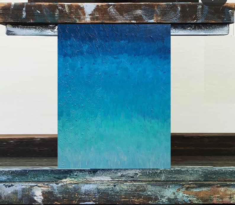 Crystalline Shores abstract painting ocean painting sea painting waves painting
