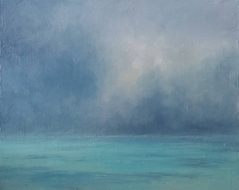 Golden Crest 16 x 20 oil painting, Seascape painting, sea painting, ocean painting, original painting,