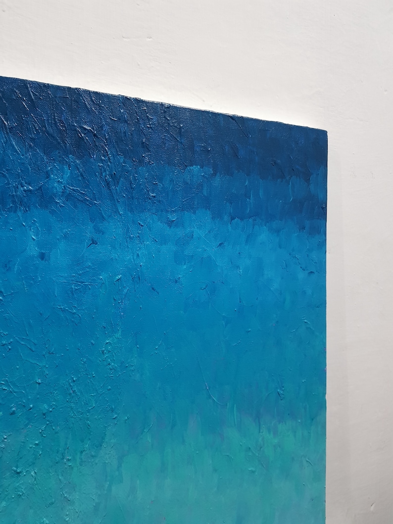 Crystalline Shores abstract painting ocean painting sea painting waves painting