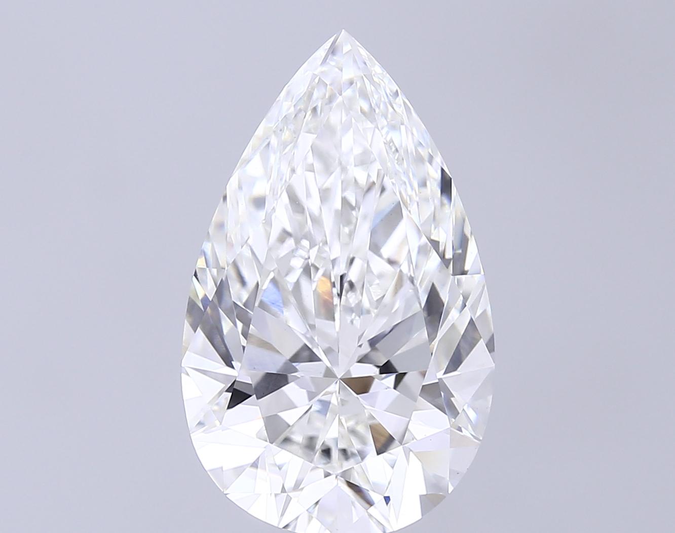 8 CT Pear Loose Lab Grown Diamond | Lab Created Diamond for Engagement Ring | Best Engineered Diamond for Anniversary Gift