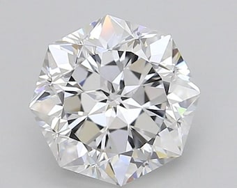 Diamante di laboratorio taglio ottagonale da 2,52 ct per anello di fidanzamento