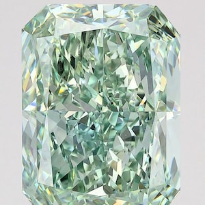 5 CT Green Radiant Cut Lab Grown Diamond for Engagement Ring or Anniversary Gift | IGI Certified | Best for Necklace or Bracelet