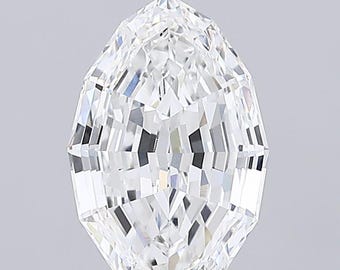 5.11 CT Marquise Step Cut Labor gewachsener zertifizierter Diamant für Verlobungsring