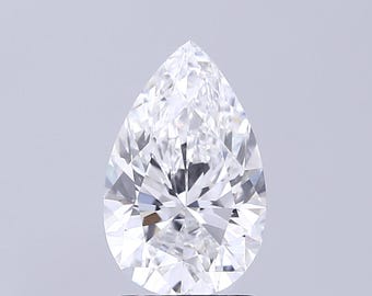 2 CT Pear Loose Lab Grown Diamond | Lab Created Diamond for Engagement or Anniversary Gift | Best Lab Diamond