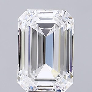 5 CT Emerald Cut Lab Grown Diamond For Engagement Ring