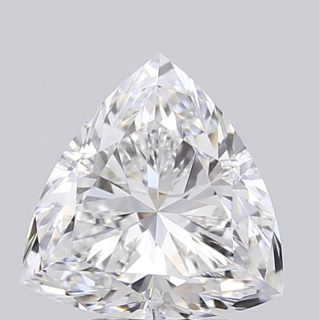 Triangle Lab Diamond 3 CT Triangle Cut Lab Grown Diamond - Etsy