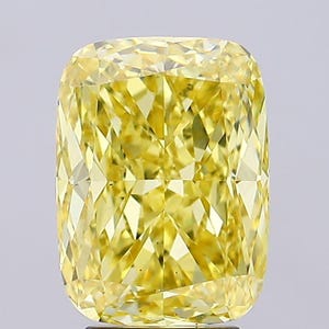 4 CT Kissenschliff lebendiger gelber Labradorit Diamant für Verlobungsring | Umweltfreundlicher Diamant