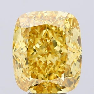 6 CT Kissenschliff lebendiger gelber Labradorit Diamant für Verlobungsring
