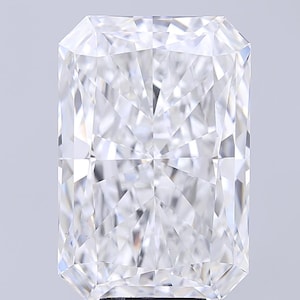 10 CT Radiant Cut Lab Created Diamond For Engagement Solitaire Ring