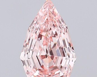 11.65 CT Pear Cut Lab Grown Diamond | Fancy Vivid Pink, IGI  11.10 ct. lab grown pear shaped Pink Diamond main image 0