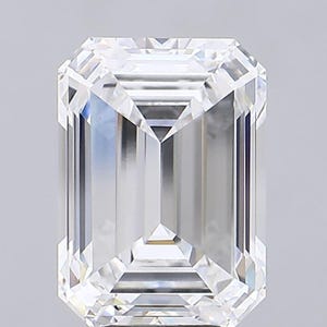 6.86 CT-VVS2 D Color Emerald Cut Lab Created Diamond For Engagement Ring | Anniversary Gift | Solitaire Ring