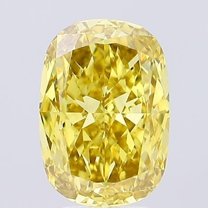 5 CT gelber Kissenschliff Labor gewachsener Diamant für Verlobungsring | Schmuck | Diamant Anhänger | Jubiläumsgeschenk | Hochzeit Ring