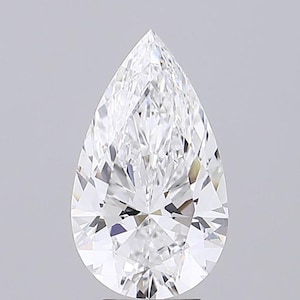 4 CT Pear Shape Lab Grown Diamond for Necklace or Bracelet | IGI Certified | Best for Anniversary Gift or Wedding Gift