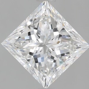 2 CT Princess Cut Lab Grown Diamond For Engagement Ring