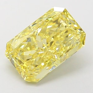 2.11 CT Yellow Radiant Cut Lab Grown Diamond for Engagement Ring | IGI Certified | Diamond for Anniversary Gift or Wedding Gift
