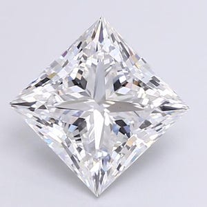 2.55 CT Princess Cut Lab Grown Diamond For Engagement Ring