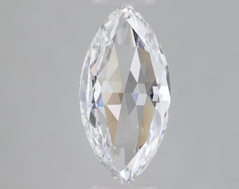 Rose Cut Marquise Lab Grown Diamond For Engagement Ring | Unique Diamonds