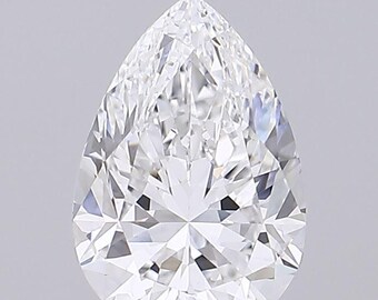 2 CT Pear Loose Lab Grown Diamond | Lab Created Diamond for Engagement or Anniversary Gift | Best Lab Diamond