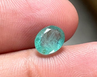 Natural Zambian Emerald Gemstone/Top Grade Zambia Emerald/Oval Shape Zambia Emerald Gemstone/Zambia Emerald Faceted Cut Loose Gemstone