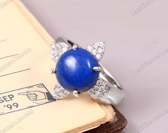 Lapis Lazuli ring, handmade ring, 92.5% sterling silver ring, silver lapis ring, gemstone ring, sterling silver ring, handmade ring, lapis