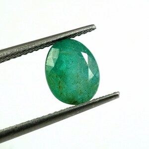 7x9MM Zambian Emeralds Oval Cut May Birthstone Certified Emerald Loose Emerald Gemstone 2.30 Cts
