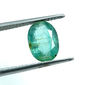 Certified 2.70 Cts Natural Emerald Oval Cut Untreated Loose Gemstone 7.5x10.30x5.40 MM cod 19