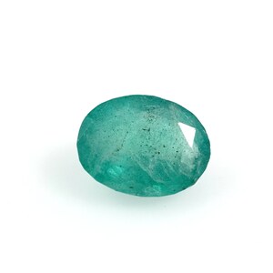 Certified 1.60 Carat Natural Emerald Untreated oval cut emerald 6.8x8.70x4.40 mm loose gemstone cod25