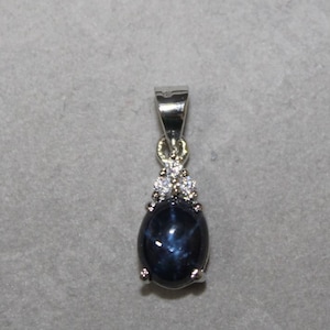 lindy stern anhänger 925er sterling silber blauer stern saphir anhänger silberschmuck