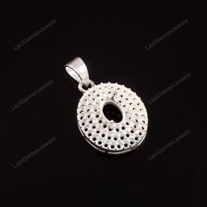 6x8MM Semi mount Pendant, 925 Sterling Silver ring, Ready to set your own stone, Heart shape semi mount pendant, Pendant semi mount