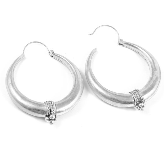 Orecchini Argento A Cerchio Orecchini A Cerchio Diamantato In Argento 925 , 100% Made In Italy Orecchini A Bottone Tiffany - Foto 8