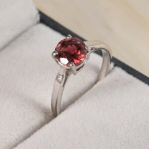 Natural Tourmaline Ring Stacking Tiny Dainty Simple 925 Sterling Silver Jewelry Jewelry Minimal Christmas gifts