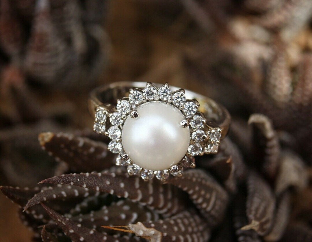 [ 預訂⋆⭒˚.⋆ ] ⁹²⁵ ˢⁱˡᵛᵉʳ/ pearl ring main image 1